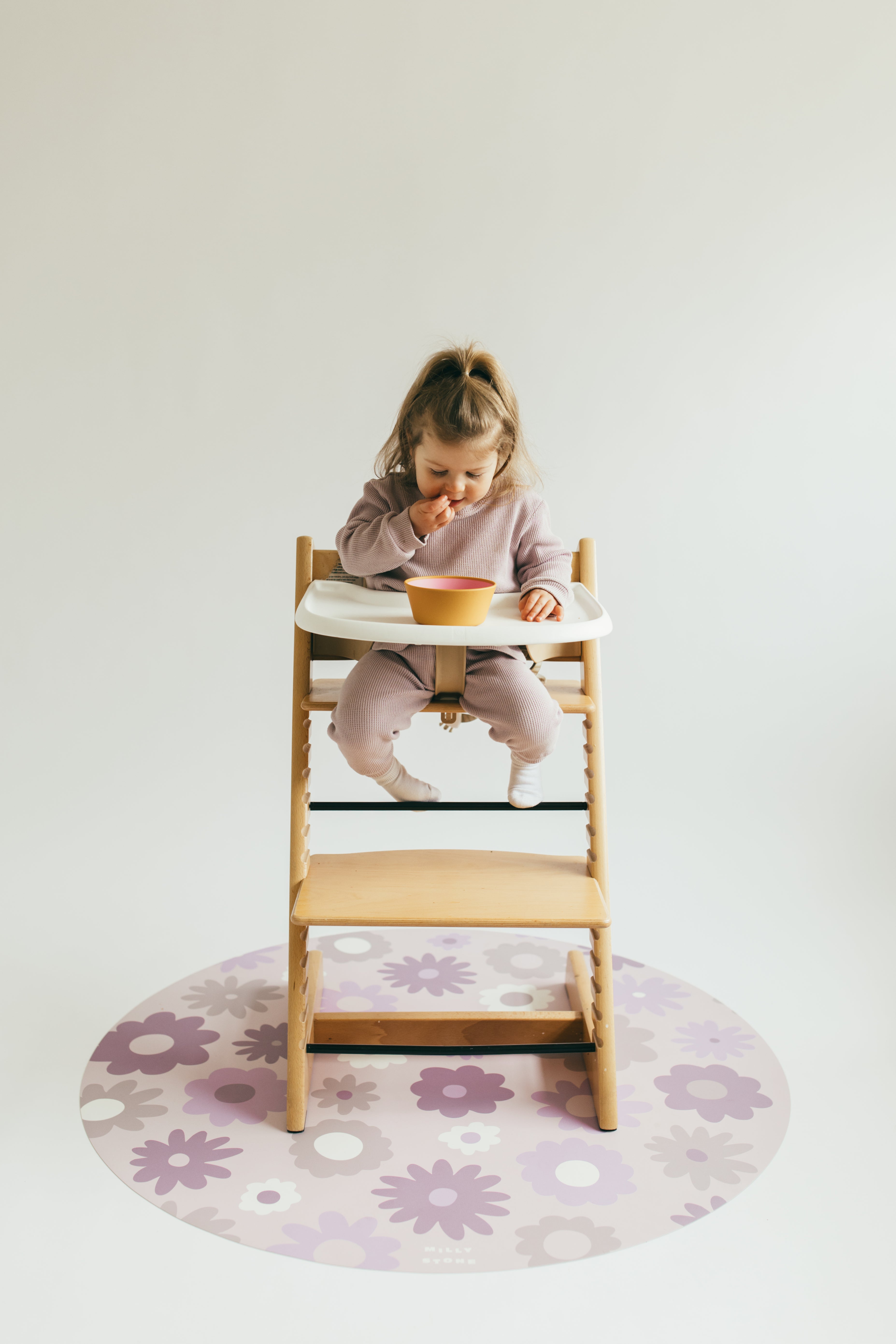 Catch All Mat for Mealtime & Playtime Mess - Dusty Daisy