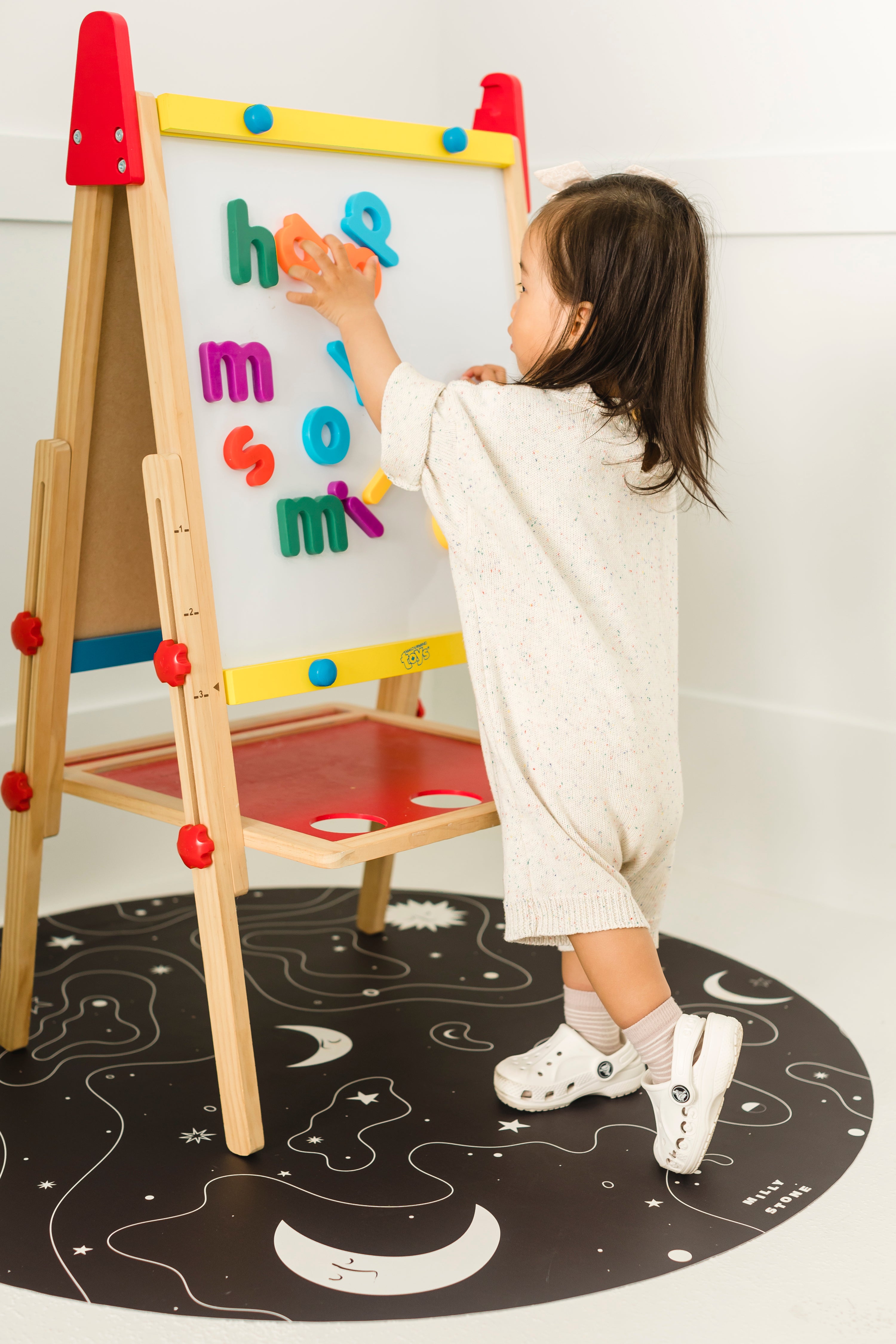 Catch All Mat for Mealtime & Playtime Mess - Constellation