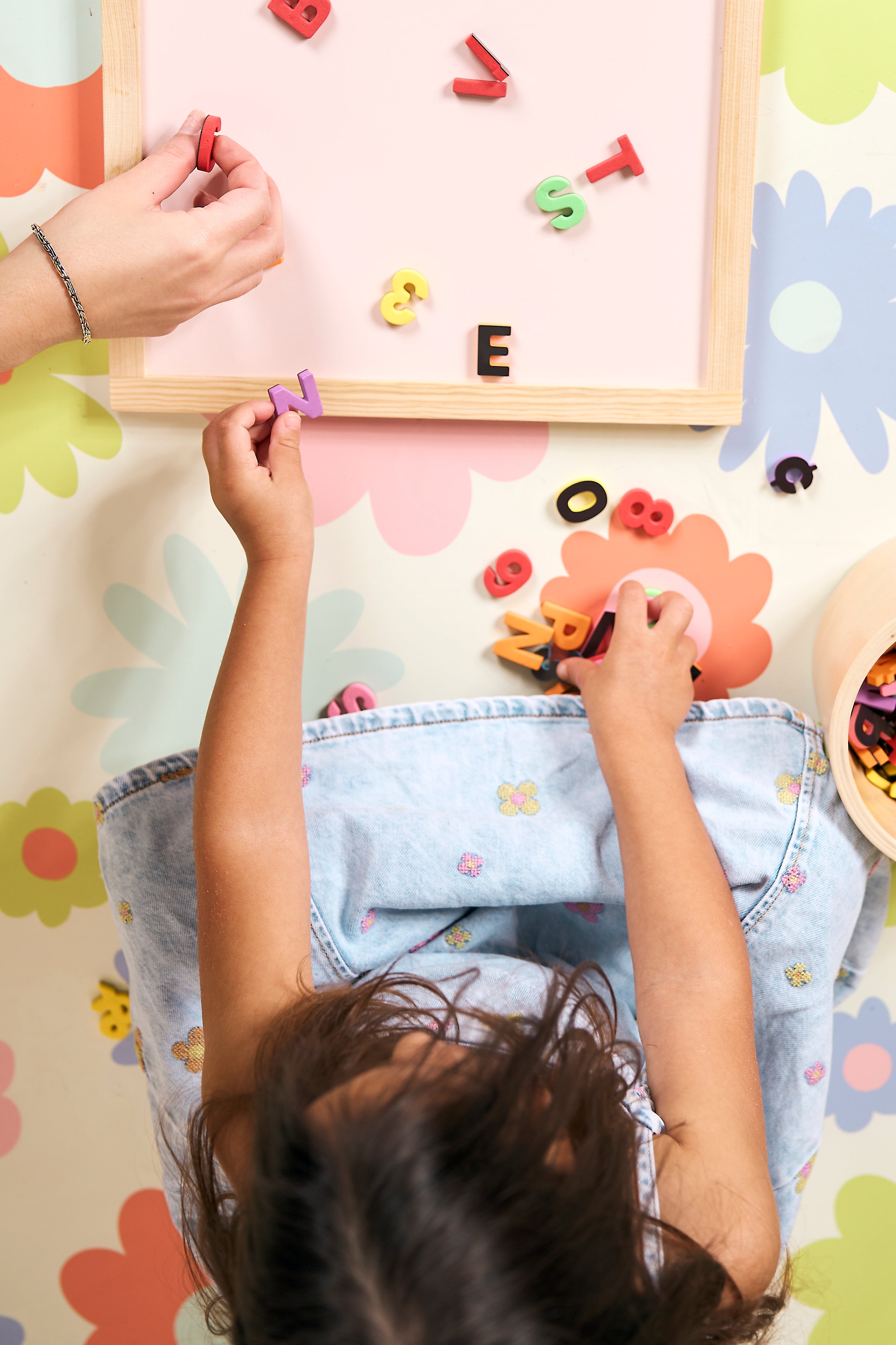 Magnetic Letters, Numbers & Symbols Set - Rainbow