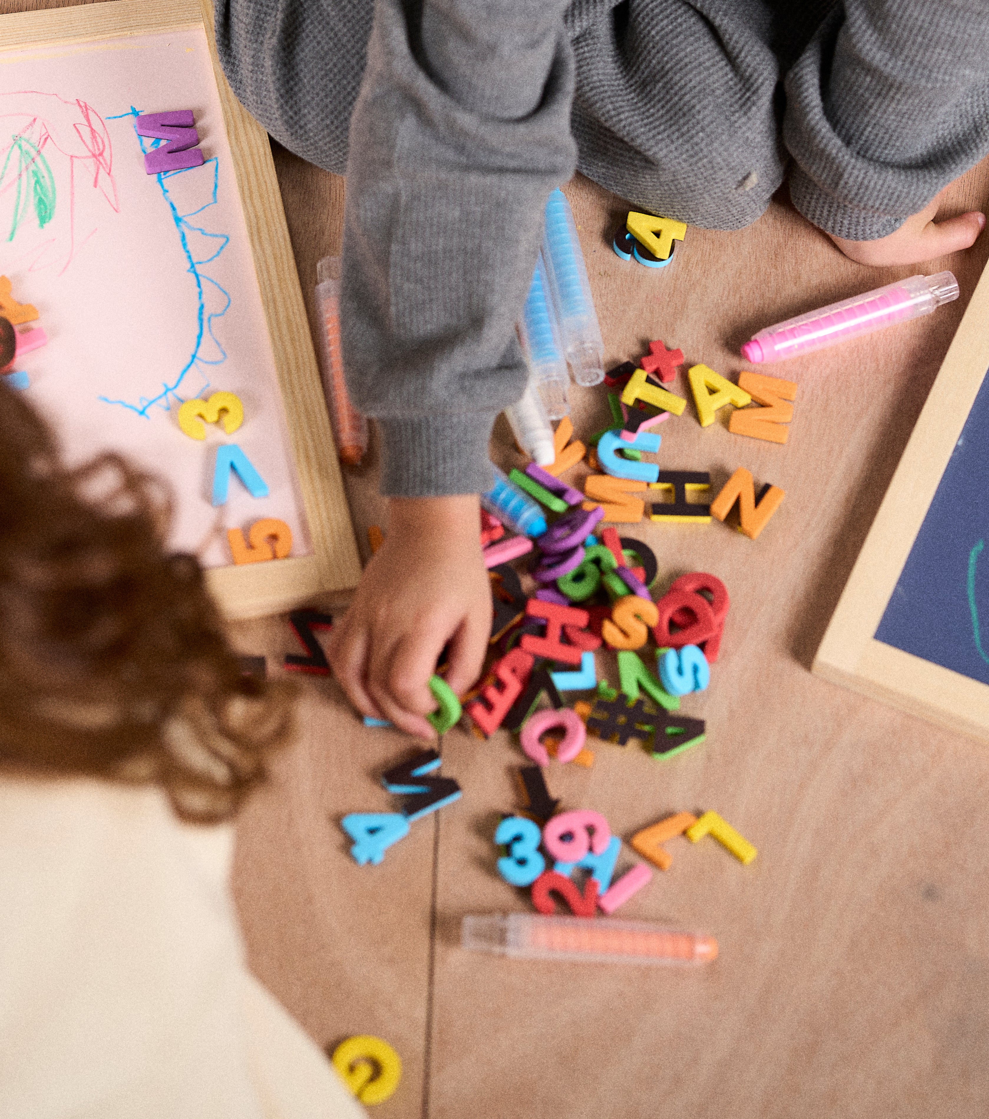 Magnetic Letters, Numbers & Symbols Set - Rainbow