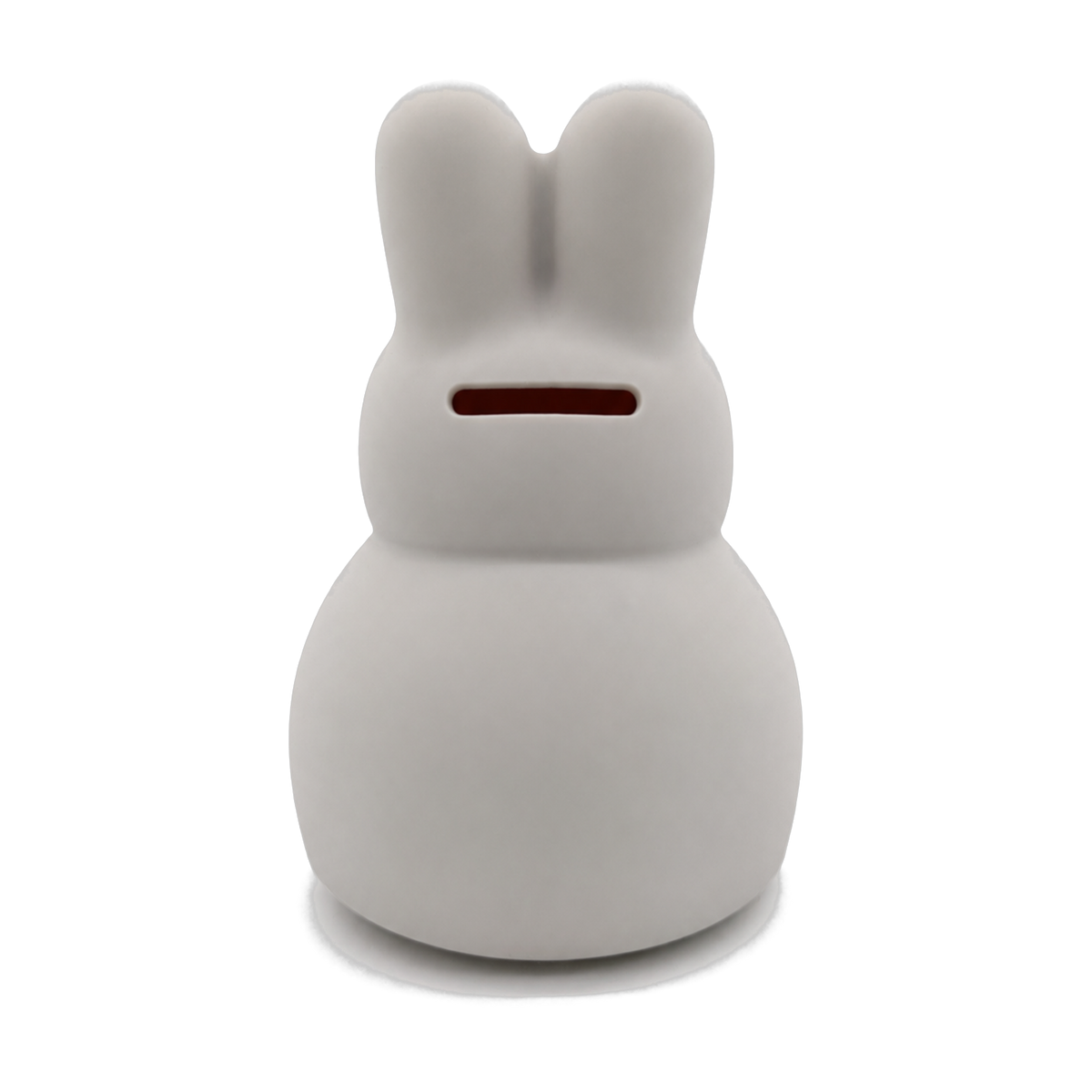 Silicone Piggy Bank Bunny - Cream detail