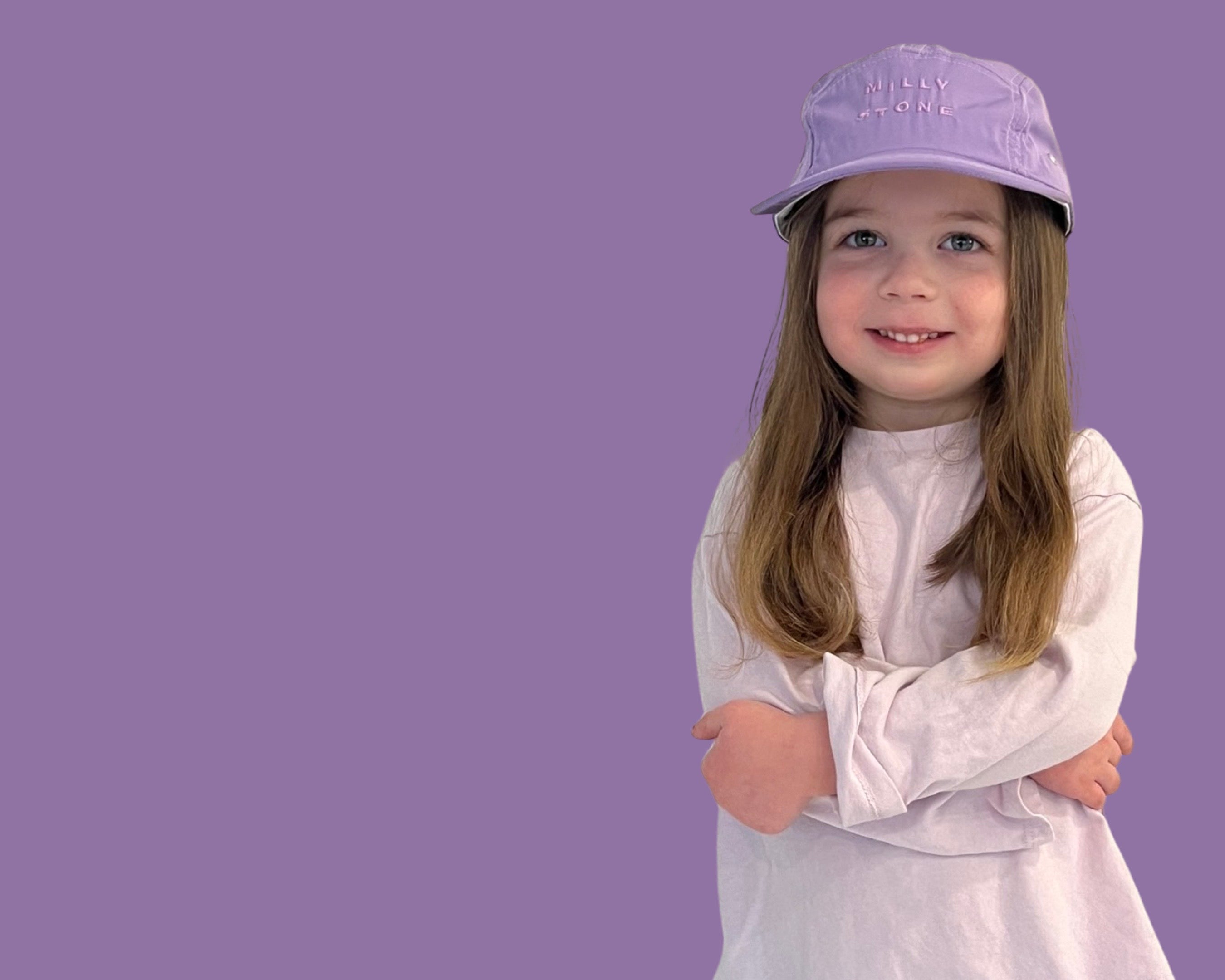 Lilac - Milly Stone 5-Panel Cap