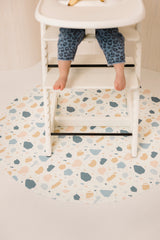 Catch All Mat for Mealtime & Playtime Mess - Terrazzo