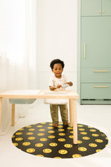 Catch All Mat for Mealtime & Playtime Mess - Classic Smiley *Limited Edition*