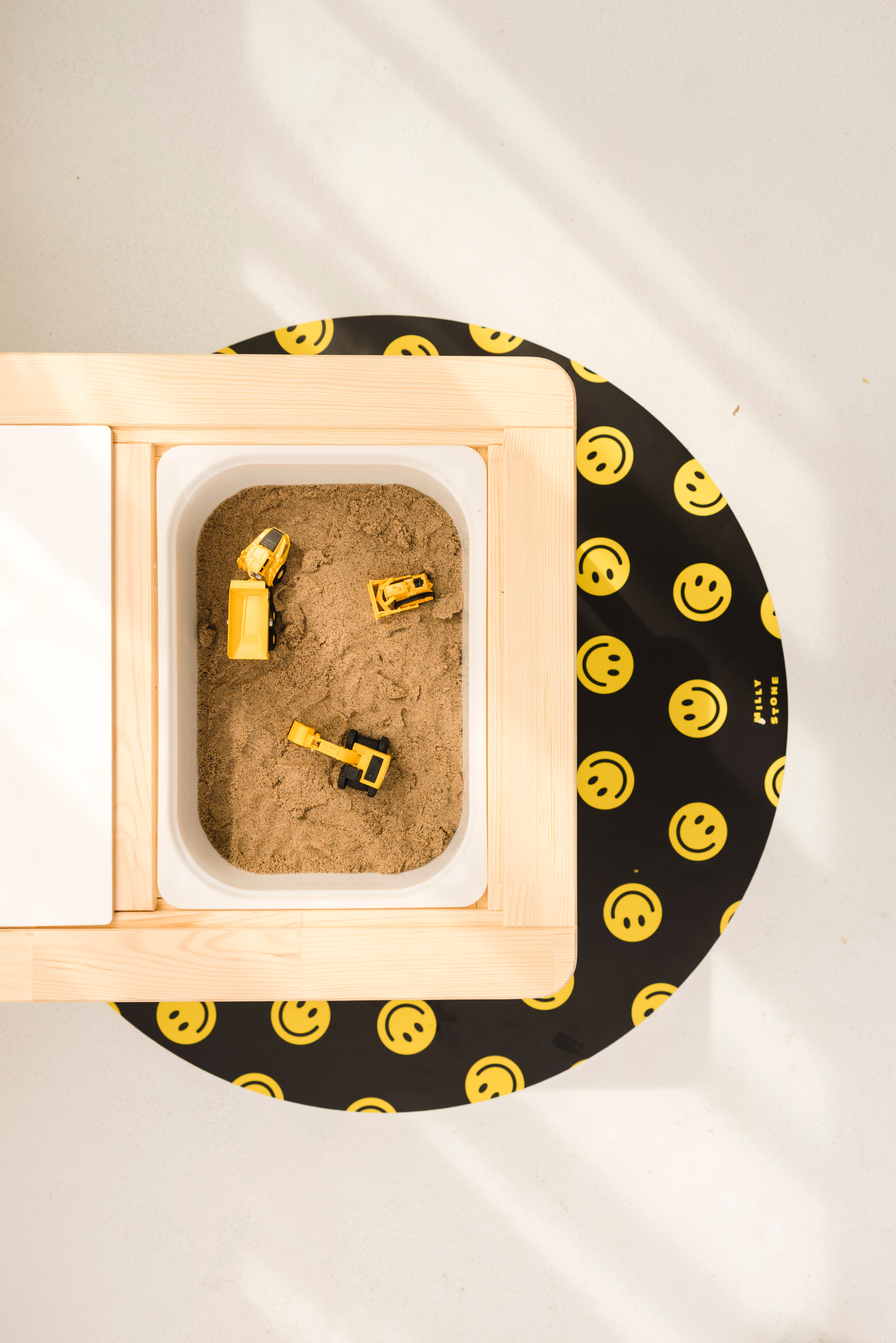 Catch All Mat for Mealtime & Playtime Mess - Classic Smiley *Limited Edition*