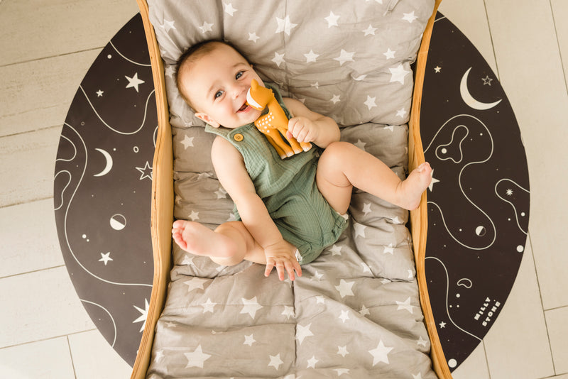 Catch All Mat for Mealtime & Playtime Mess - Constellation
