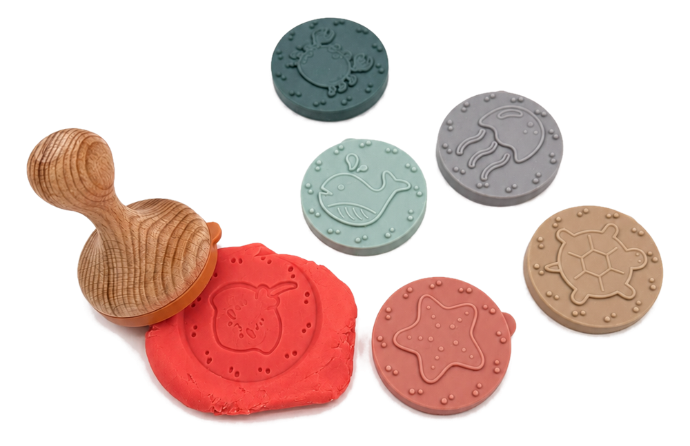 Silicone Sea Friends Stamp Set