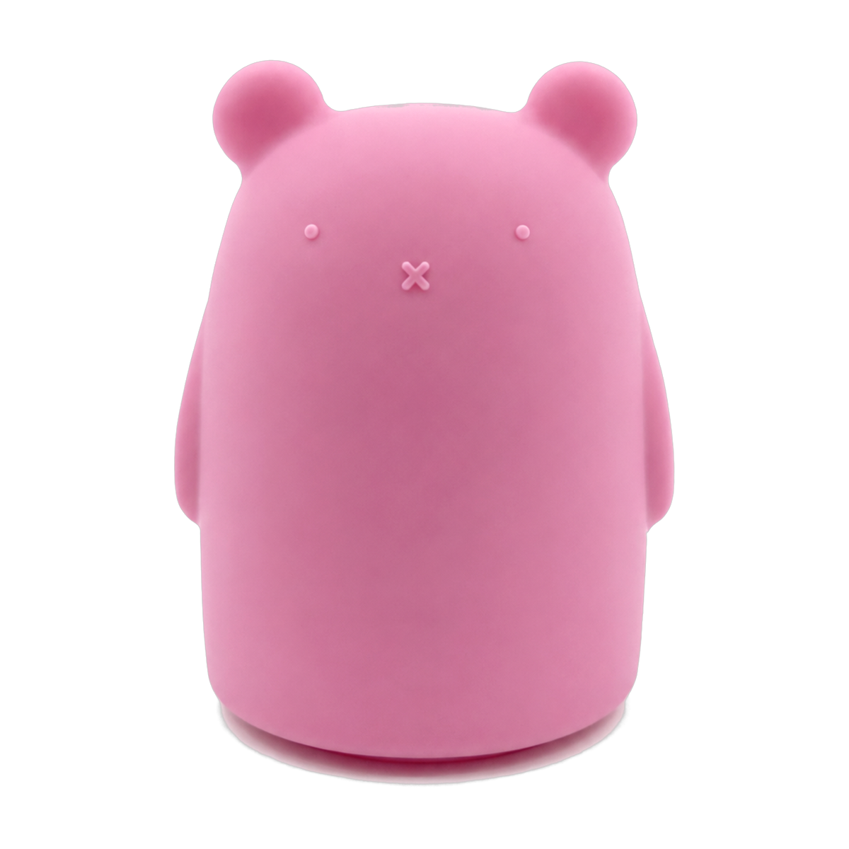 Silicone Piggy Bank Bear - Strawberry Milk