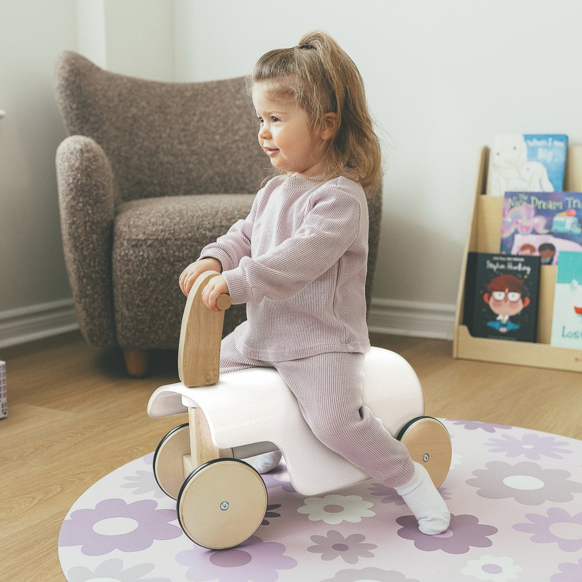 Ride-on Balance Car – White lifestyle