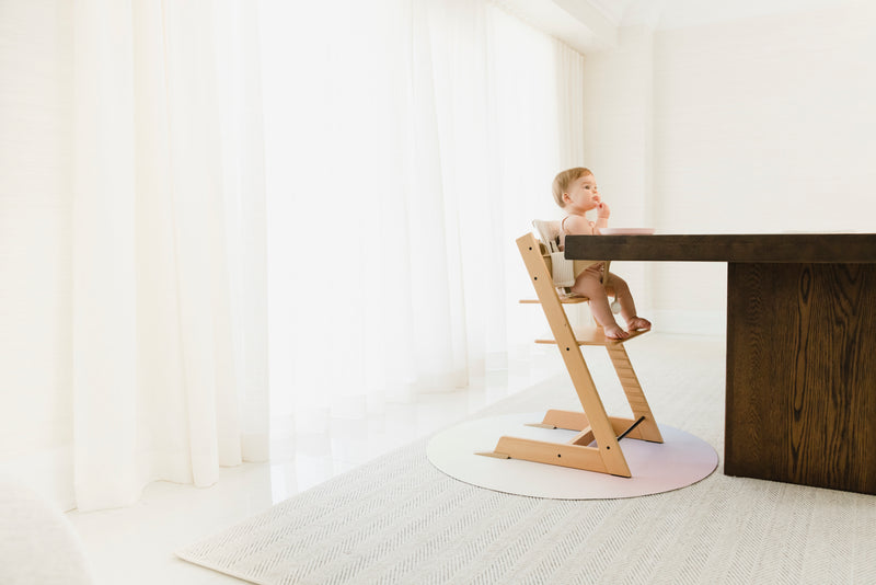 Catch All Mat for Mealtime & Playtime Mess - Cotton Candy