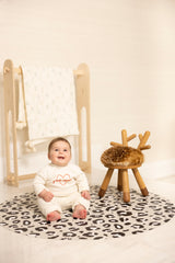 Catch All Mat for Mealtime & Playtime Mess - Leopard