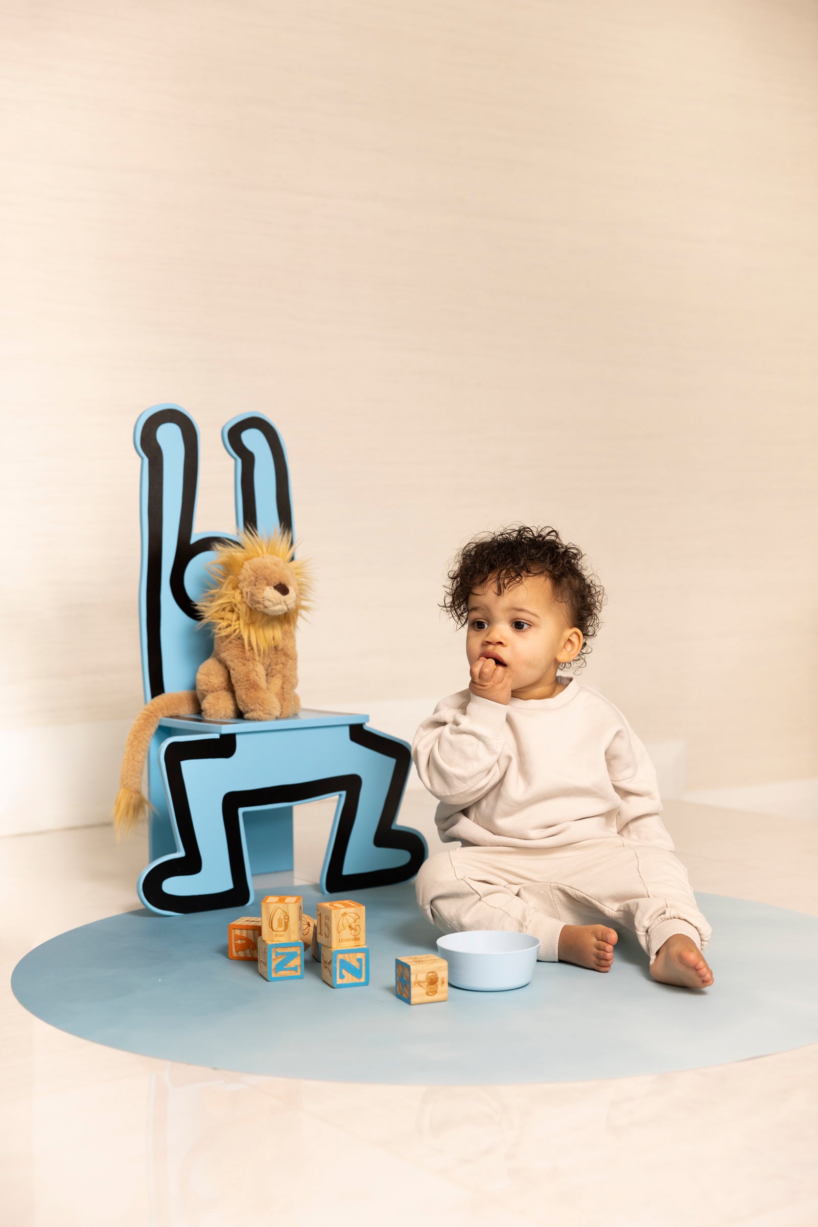 Catch All Mat for Mealtime & Playtime Mess - Ocean