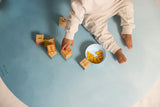 Catch All Mat for Mealtime & Playtime Mess - Ocean