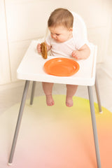 Catch All Mat for Mealtime & Playtime Mess - Sunrise