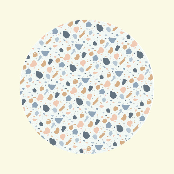 Catch All Mat for Mealtime & Playtime Mess - Terrazzo