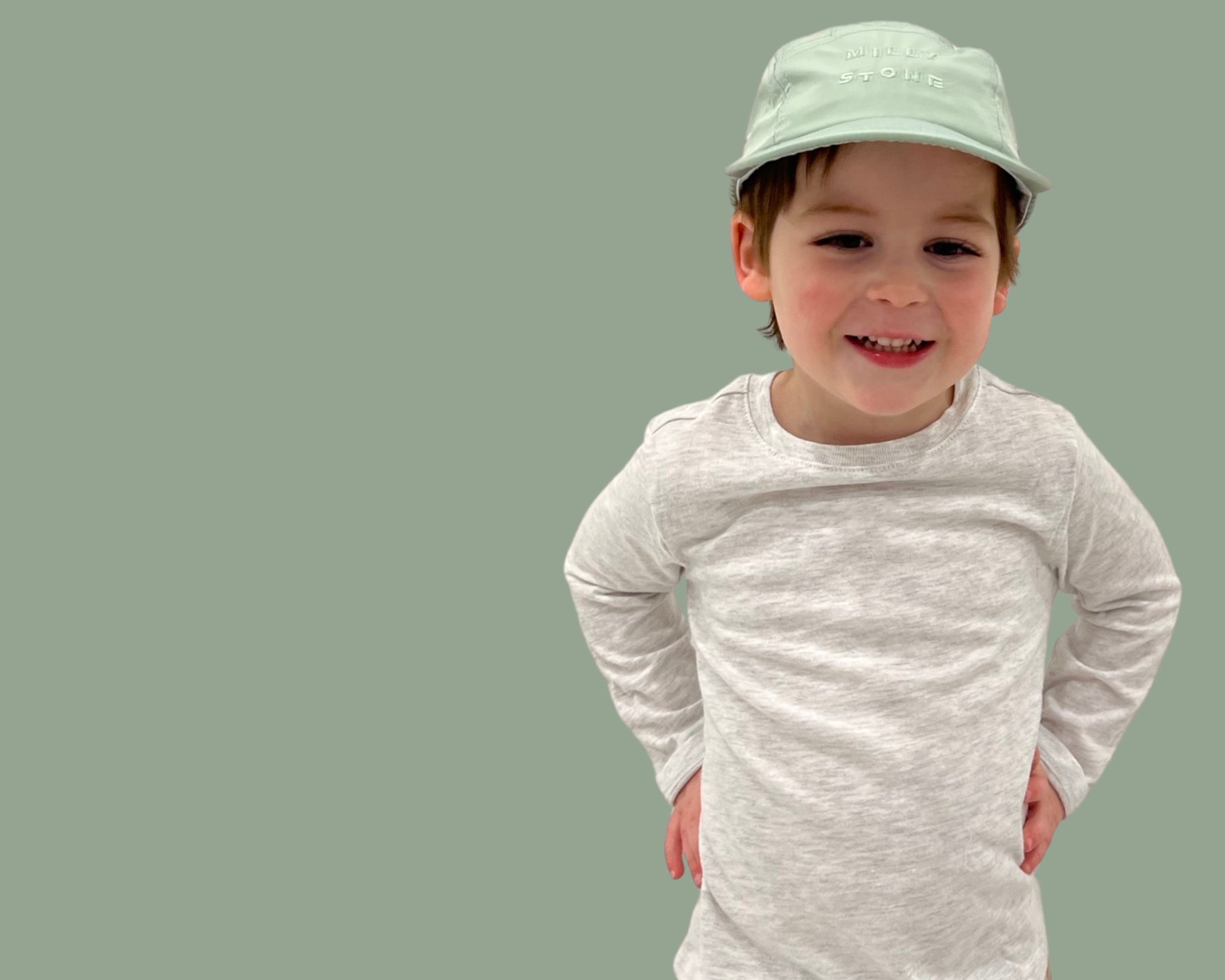 Mint - Milly Stone 5-Panel Cap